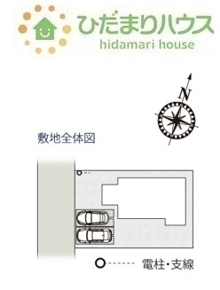 【区画図】 | つくば市二の宮第3期　新築戸建　3号棟 | 急な来客時にも安心な、並列駐車2台まで可能です(^^♪