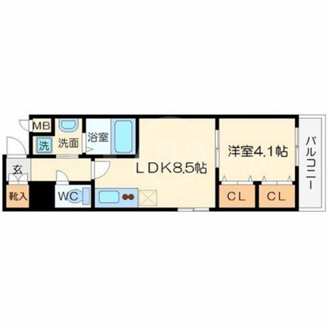 福島プライマリーワンの間取り|福島プライマリーワン　間取り