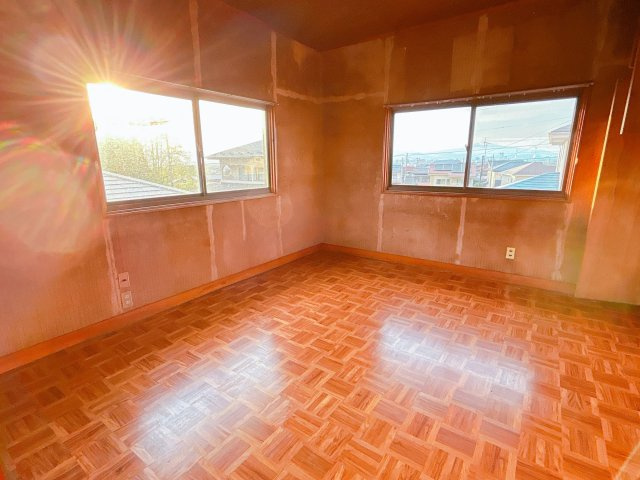 中古戸建　郡山市田村町桜ケ丘2丁目　高瀬小・高瀬中の洋室|【リフォーム前】