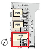 【区画図】 | LievleGarden.S野木友沼　3号棟 | 【全3画】平屋は1棟のみです☆