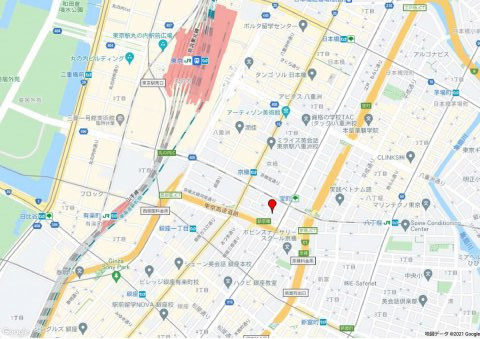 宝国ビルの地図
