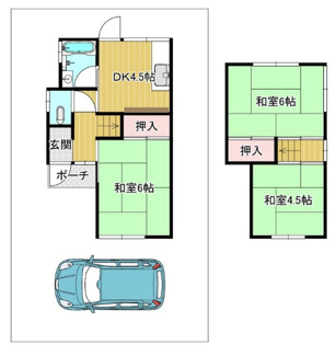 【間取り】 | 修学院千万田町　中古戸建【南向き】