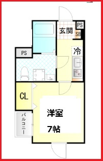 【間取り】 | シーエフジオーレ北綾瀬テラス