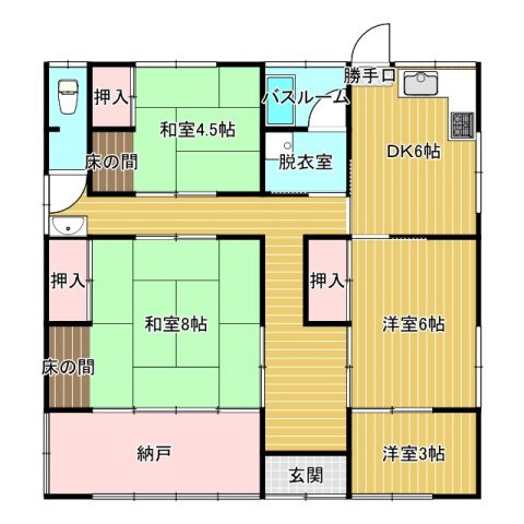 瀬戸町宗堂　桜戸建て