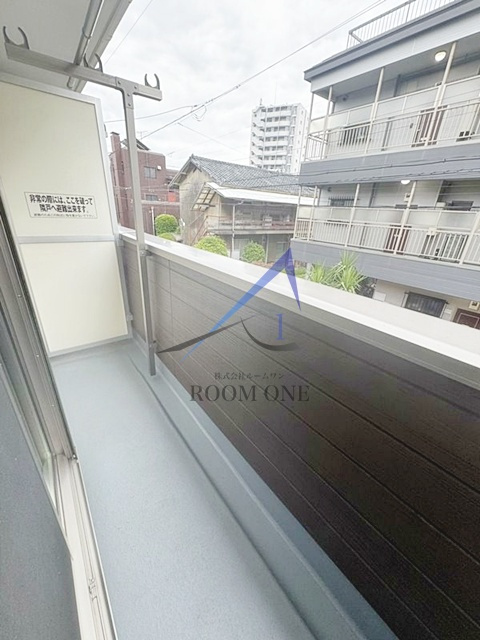 フラット北小岩のバルコニー|バルコニーです。