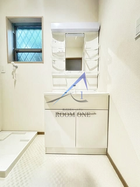 フラット北小岩の洗面所|洗面台です。