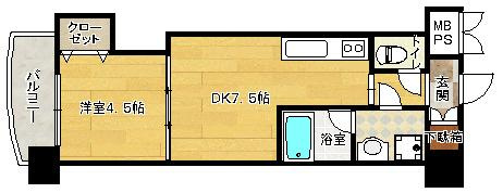 【間取り】 | ドルチェヴィータ西中島