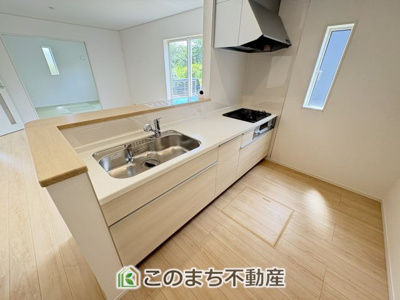 【キッチン】 | CRADLE GARDEN真岡市並木町　第7　1号棟 | カートリッジ式浄水機能付き台所水栓☆おいしいお水でお料理できます☆