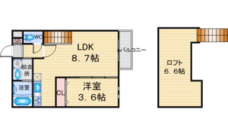 【間取り】 | Ampio　日比野弐番館 | 略図の為、現状優先