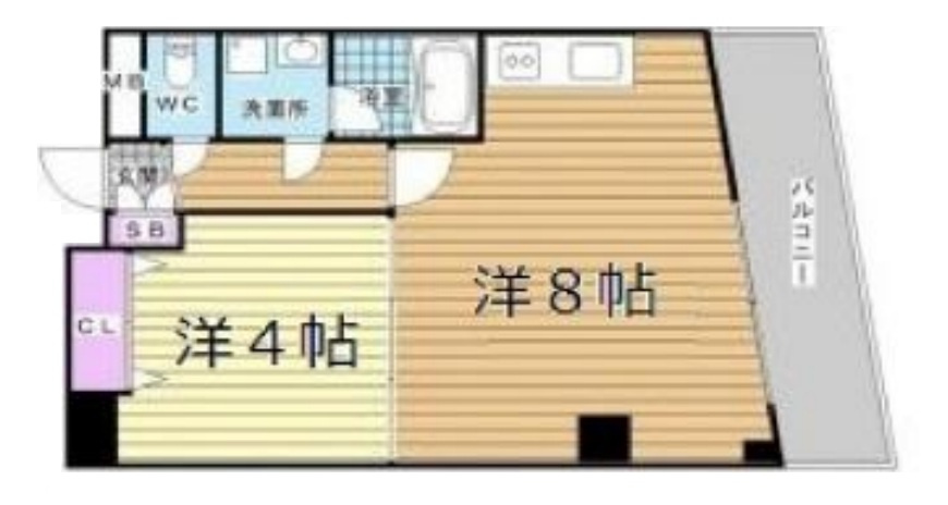 アドモリモト元町通の間取り