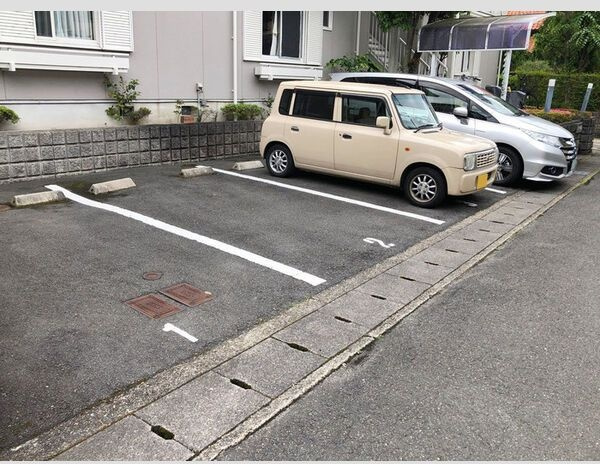 エトワール安朱の駐車場