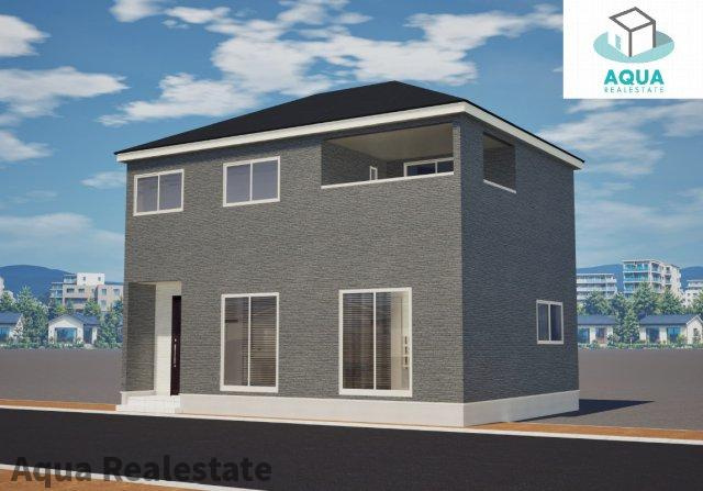 高松市香西本町の新築一戸建の完成予想図|外観の完成予想図です