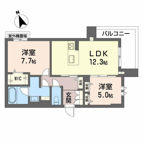 【間取り】 | シャーメゾン クオソーレ