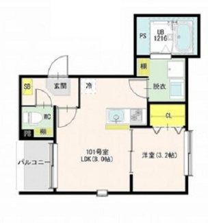 【間取り】 | 【最新技術・IOT導入物件】インターネット無料♪
