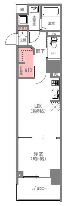 サムティ江戸堀ＡＳＵＮＴの間取り