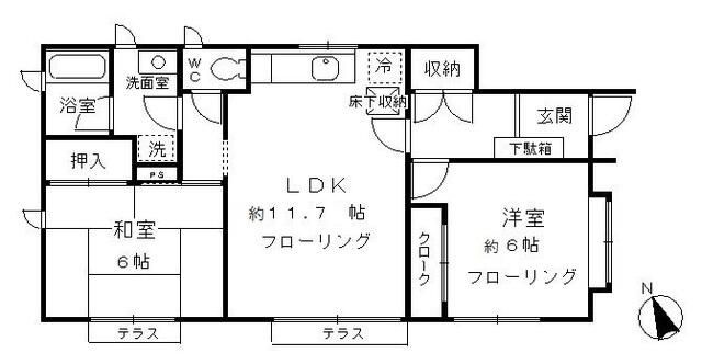 チェスナット・ビラ　Ｂ棟の間取り|お電話でお問合わせ頂けますと、よりスムーズにご対応出来ます♪
