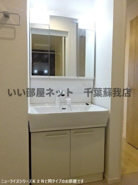 仮）五井西アパートの洗面所|使いやすい洗面所です