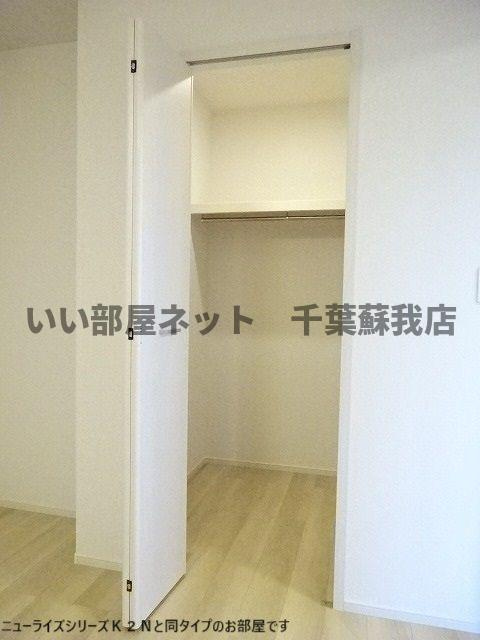 仮）五井西アパートの収納|大きなスペースがあり、収納には困りません