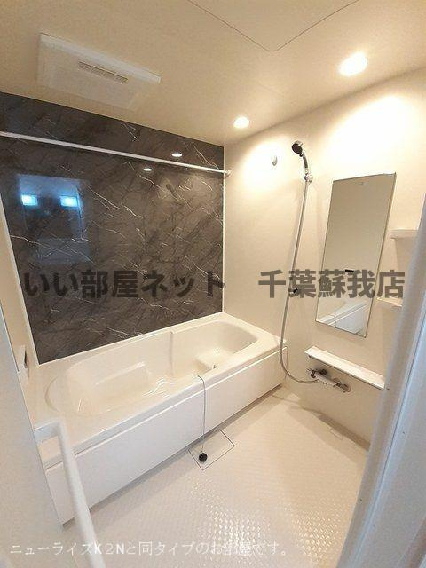 仮）五井西アパートの浴室|日々の暮らしに欠かせないお風呂です