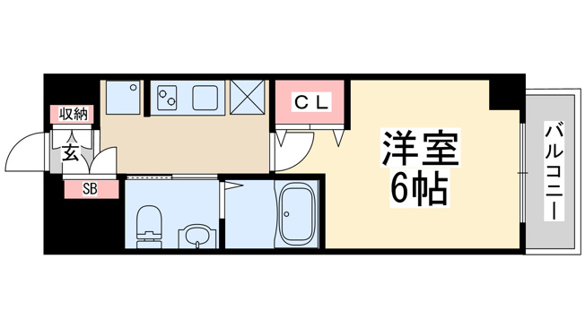 【間取り】 | エステムコート新大阪8レヴォリス