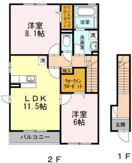【間取り】 | アミティエ　Ａ棟