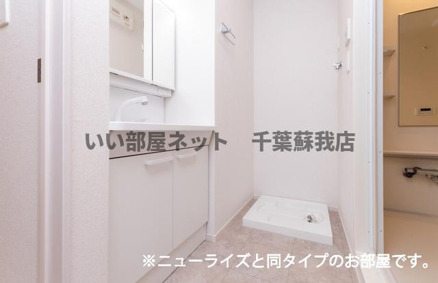 仮）五井西アパートの洗面所|使いやすい洗面所です