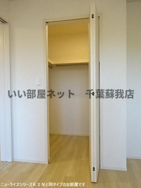 仮）五井西アパートの収納|大きなスペースがあり、収納には困りません