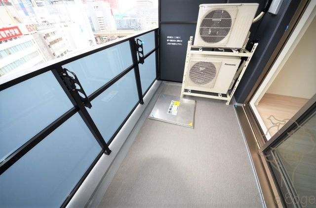 エス・キュート梅田中崎町のバルコニー
