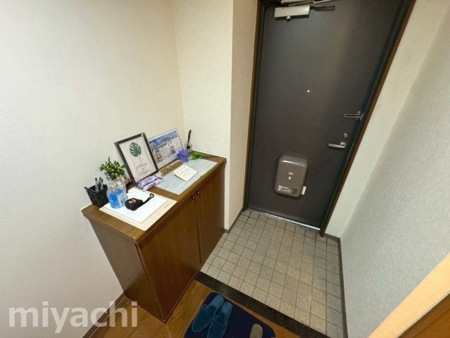 ハイム眉山の玄関