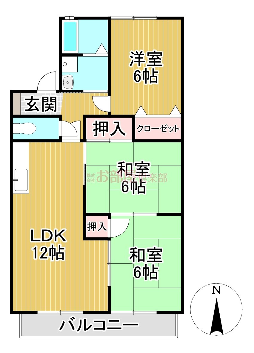 アーバンライフ津福の間取り