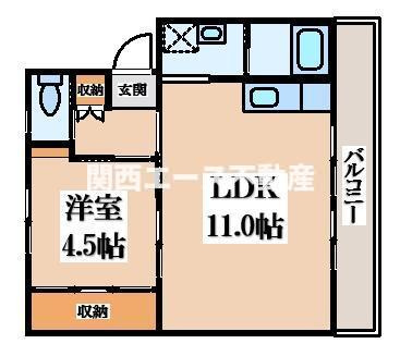 【間取り】 | ビレッジハウス柏原
