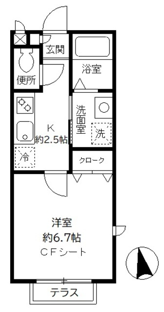 コートヴィレッジの間取り