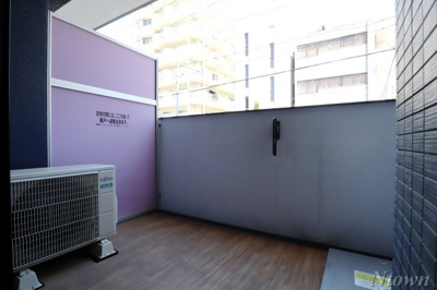 【バルコニー】 | S-RESIDENCE上前津 | 外からの目が気にならないバルコニーで洗濯物が干せます