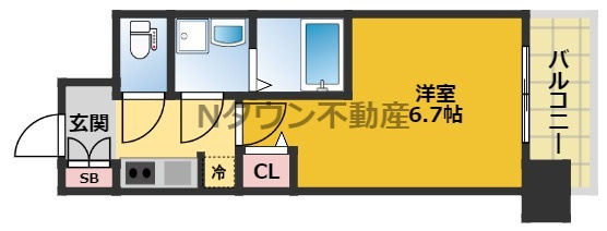 【間取り】 | S-RESIDENCE上前津 | 間取りです。