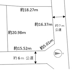【土地図】 | 一宮町東浪見　土地　M区画