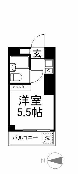 河本マンションの間取り