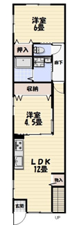 【間取り】 | Like高野山A棟