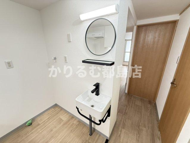 CUBE森小路の洗面所