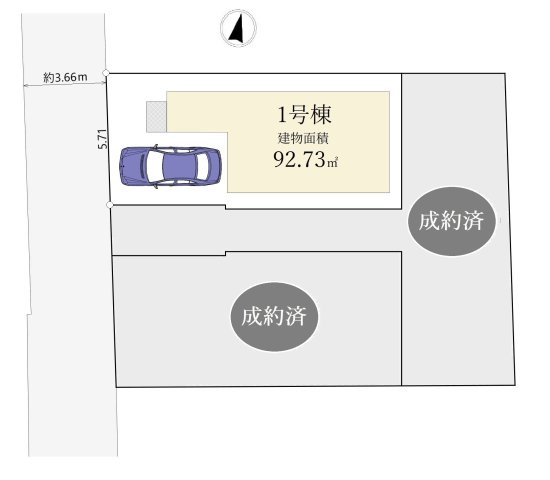 中野区上鷺宮1丁目 全3棟 1号棟の区画図|ご好評につき最終1棟になりました