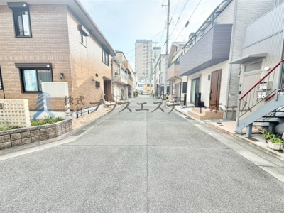 【前面道路含む現地写真】 | 長田区御屋敷通4丁目　戸建 | 前面道路広々約6.0ｍ♪