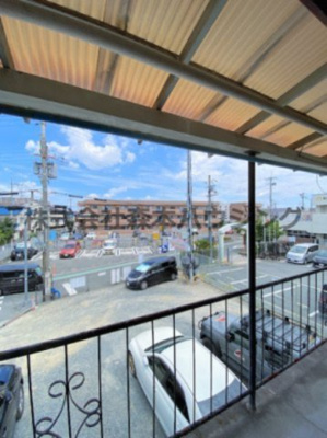 【展望】 | 　寝屋川市錦町21テラスハウス | 2階からの眺望です