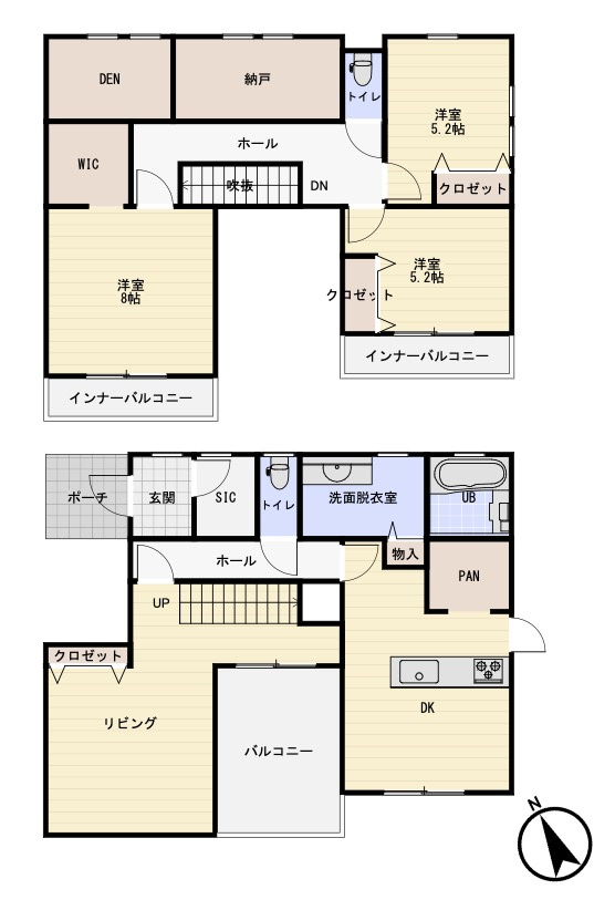 [中古住宅] 東松山市松山町の間取り