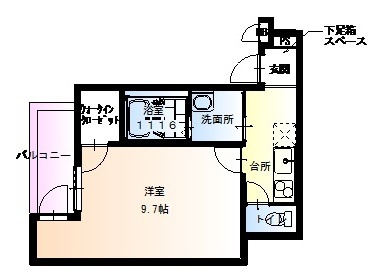 【間取り】 | フジパレス瑞光Ⅴ番館