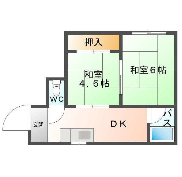 石田ビルの間取り