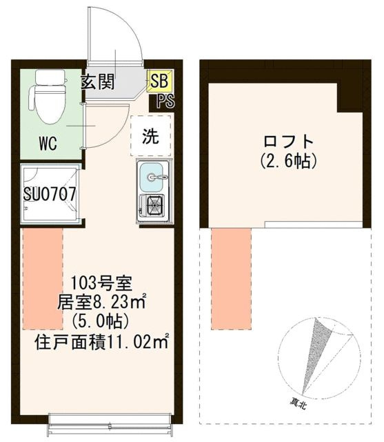 ｍａｇｎｏｌｉａの間取り
