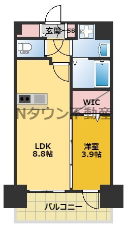 【間取り】 | メイクス矢場町Ⅱ | 間取りです。