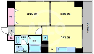 【間取り】 | 上六青山ハイツ　五条小学校区 | 上六青山ハイツ　間取り