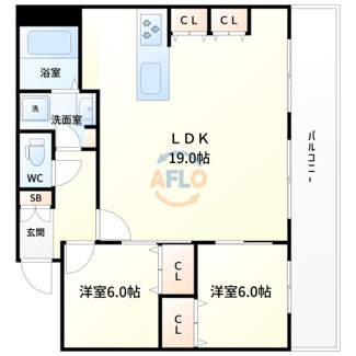 【間取り】 | ルグランデ新大阪南 | 間取り