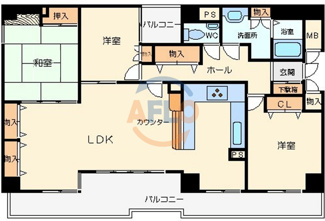 【間取り】 | BelleVogue KITAHORIE　堀江小学校区 | BelleVogue KITAHORIE　間取り