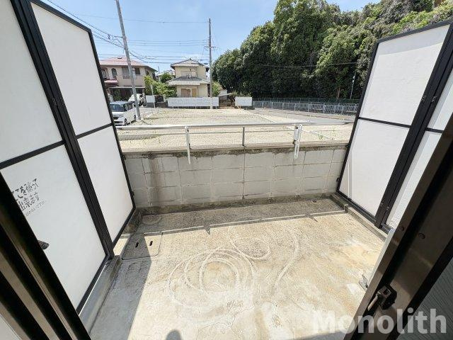 リバーサイド池のバルコニー